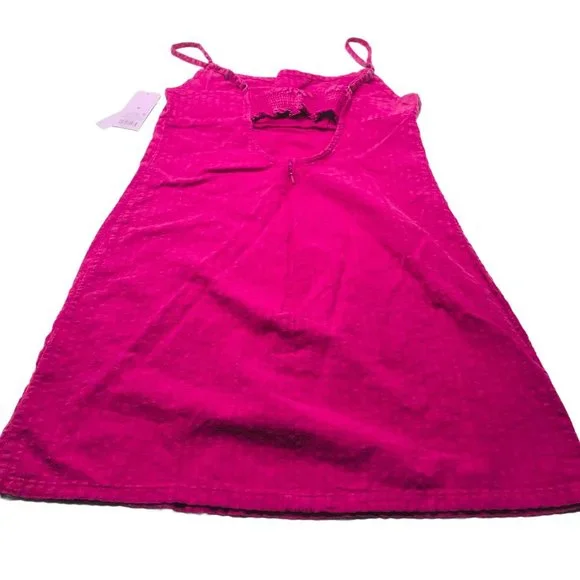 Wild Fable Women's Size Medium Sleeveless Woven Bodycon Dress Plum Purple New - Picture 2 of 16